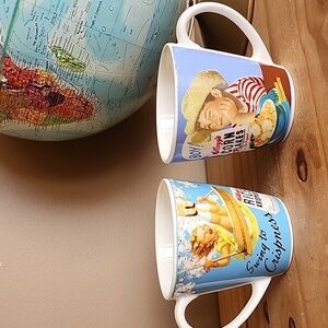 Vintage Kellogg's ceramic coffee mugs